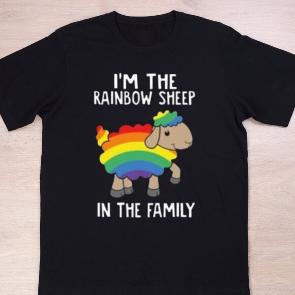 I_m The Rainbow Sheep In The Family Shirt, Gay Lesbian Pride Shirt, Lgbt Shirt - Picture 1 of 4